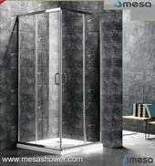 光沢度の高いコーナー部門新デザイン シャワー筐体をスライド