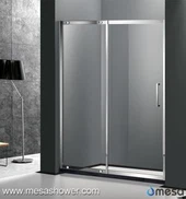 高光沢ステンレススチール格安価格スライディングシャワードア販売