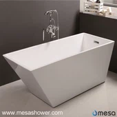 シンプルなデザインの小さなポーランドのクロムコーナーバスタブアングル付き