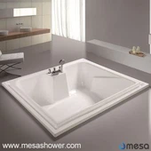 2人用大型ソリッドサーフィスアクリルスクエアドロップインホットタブ