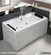 長方形のアクリル2人のバスジャグジーマッサージタブ