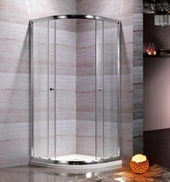 セクターコーナーモダンデザイン額入りスライディングシャワーエンクロージャー