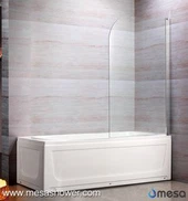 コンテンポラリーなデザインの新しいスタイルのフレームレスピボットバスタブバスタブスクリーン