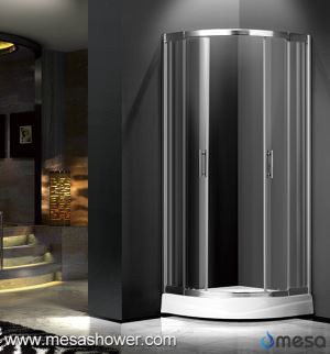 室内シンプルなデザインのバスルームコーナーセクターホテセールシャワードア