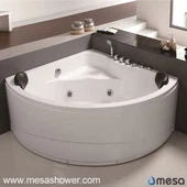 魅力的な2人のバスセクターWhirlpool Massage Tub