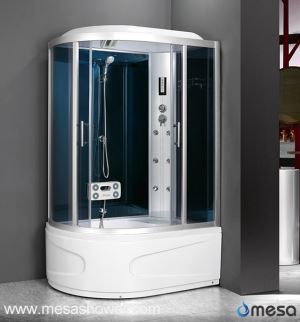 シャワーを浴びるバスタブコンボ・ストール・シート（老人用）