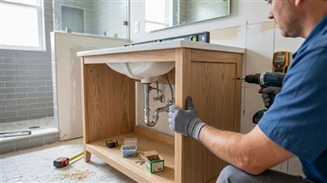 洗面化粧台の取り付け方法: ステップバイステップ DIY 取り付けガイド--